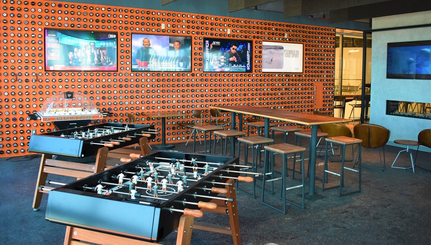 Enjoy Shuffleboard ad Air Hockey in the BTR Gaming Lounge!