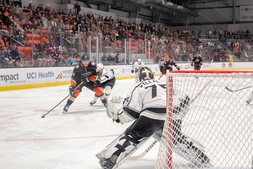 Anaheim Ducks vs. LA Kings during 2019 Rookie Showcase