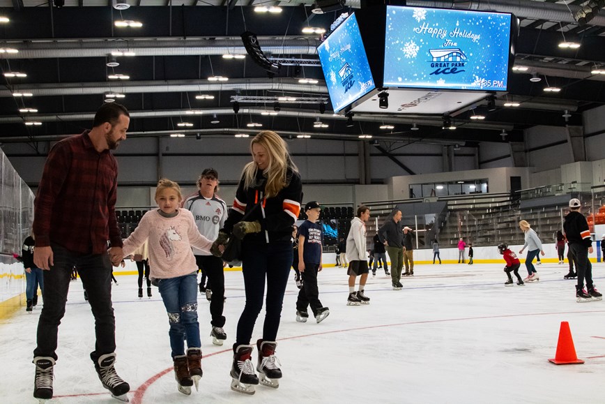 Public Ice Skating Great Park Ice & FivePoint Arena